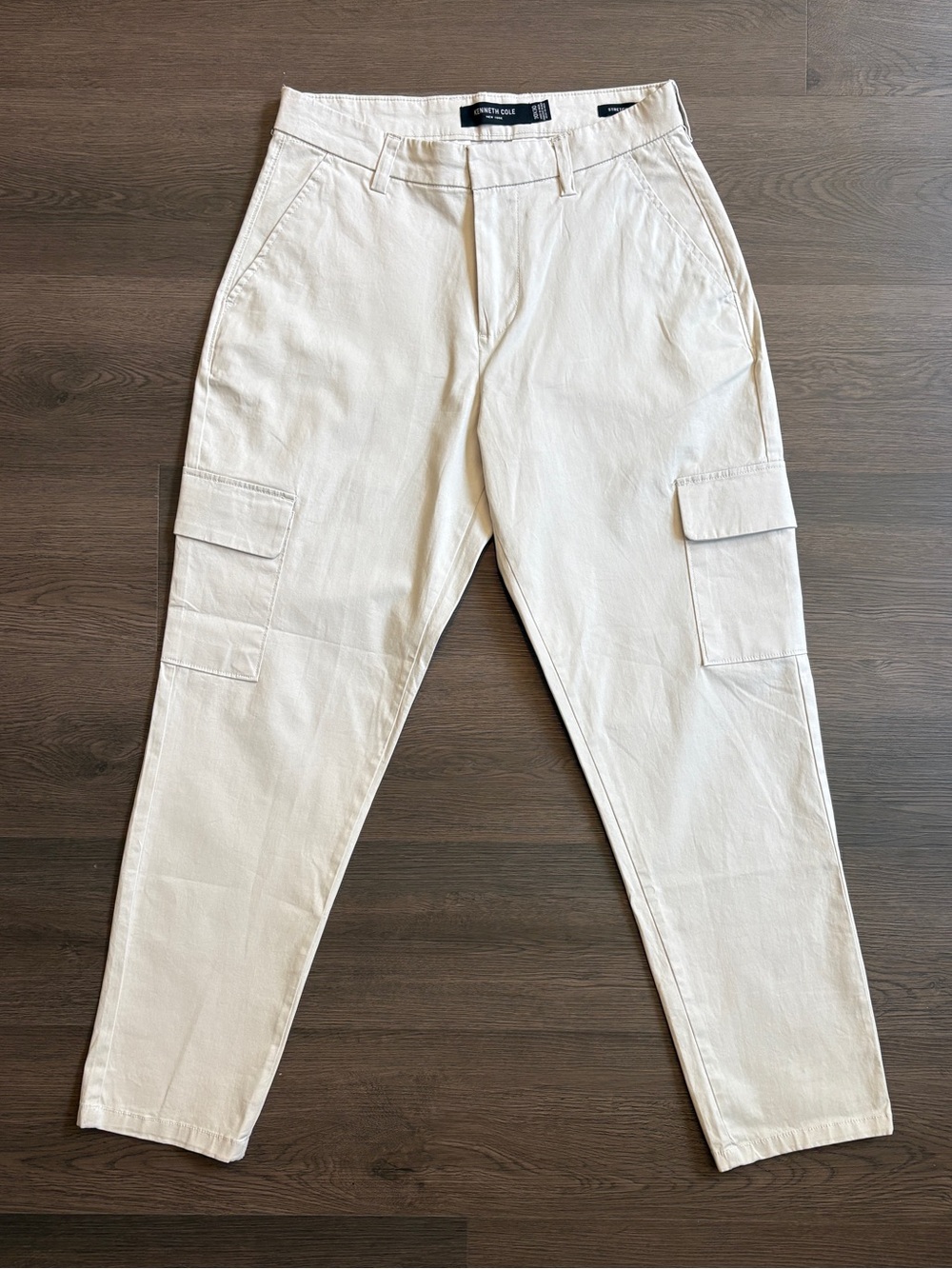 Kenneth Cole Men's Cargo Pants in Off-White